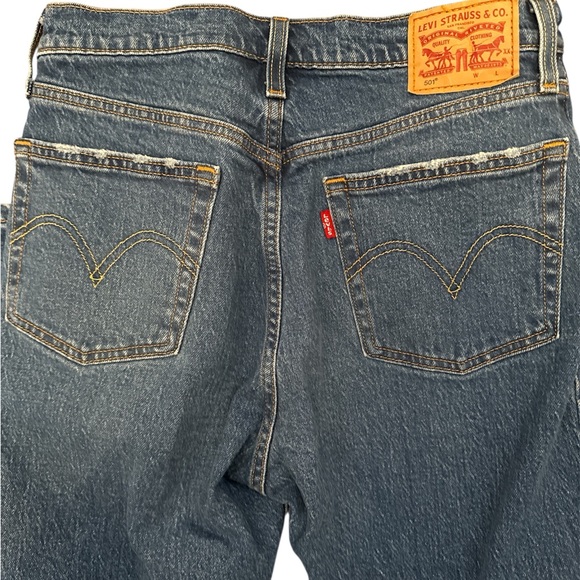 Denim - Classic Blue Denim Jeans- Levi’s 501